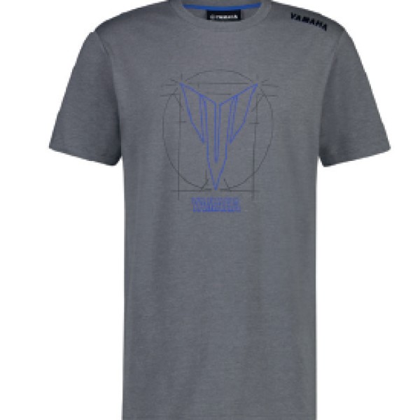 Yamaha Yamaha MT Print Topeka T-Shirt Grey
